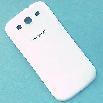 Samsung Galaxy S3 I9300 Rear Battery Cover Back Housing White Gloss Genuine • £5.99