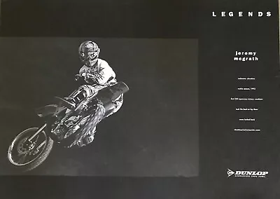 Jeremy Mcgrath Dunlop Legends Poster • $20