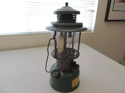 Vintage Coleman Model 220C WW Ll Era Lantern Dated 5-5 Green Lettered Glass • $45