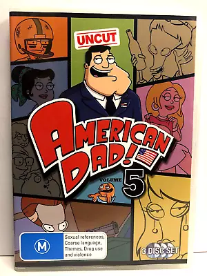 American Dad! Volume 5. 3 Disc Set Dvd • $1.75