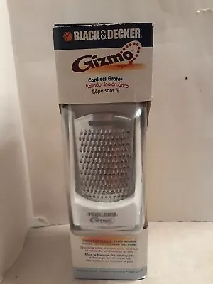 Black & Decker Electric Cordless Grater Gizmo  Grate Cheese Shave Chocolate NEW • $16.99
