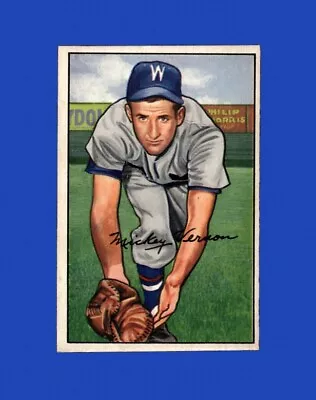 1952 Bowman Set-Break # 87 Mickey Vernon EX-EXMINT *GMCARDS* • $4.69