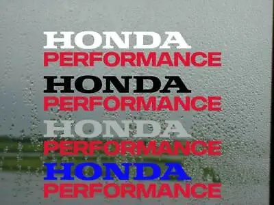 Honda Performance Car Window Vinyl Decals / Stickers  F1  Civic CR-V Type R X2 • £6.99