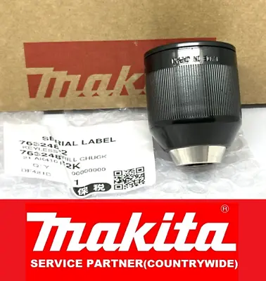 Genuine Makita 763252-1 Keyless Chuck 13mm Metal Fits Combi Drill DHP481 DDF481 • £38.86