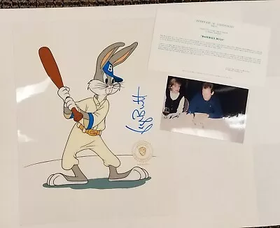  Baseball Bugs  Bugs Bunny Cel HAND SIGNED George Brett Hall Of Fame HOF  • $430