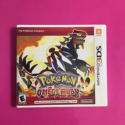 Pokemon Omega Ruby Nintendo 3DS CASE ONLY - NO GAME - Authentic Used -fast Ship! • $14.95