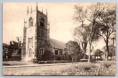 Vintage Postcard MA Malden First Parish Universalist Church ~7879 • $1.93