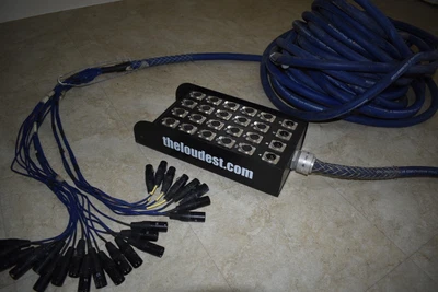 £200 • Buy 30m Multicore XLR Snake Stage Box 20/4
