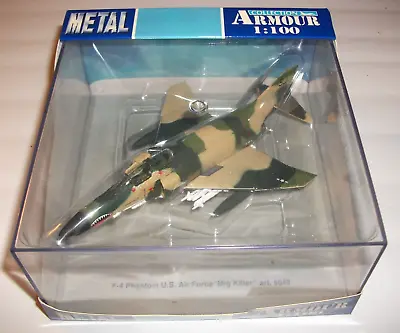 F- 4 Phantom US Air Force  Mig Killer  Mc Donnell Armour Metal 1:100 Art 5042 • $48