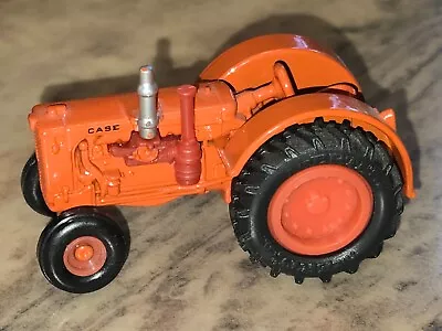 Mini 2.25  Die Cast Ertl Orange Metal Tractor Rubber Wheels A+++++++++++++ • $5.95