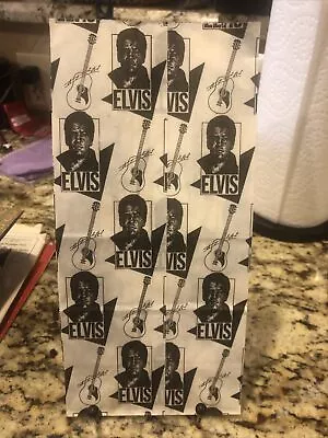 Vintage 1980’s 11” Elvis Presley White Party Gift Bag RARE • $14.99