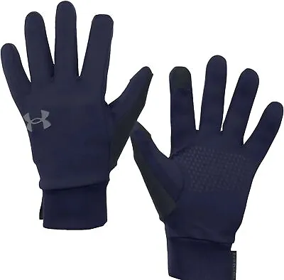 Under Armour Storm UA Coldgear Touch Screen Liner Gloves S 1377508 Midnight Navy • $18.99