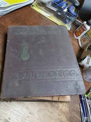 J. I. Case Service Repair Shop Manuals Binder VA S D H A L C Series Rare • $140