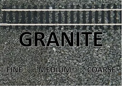 £16 • Buy Model Railway Ballast, GRANITE, 1kg, 2kg, N, 00 Gauge, 1mm, 2mm, 3mm..