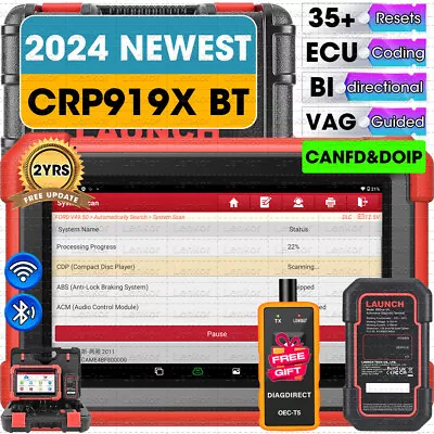 LAUNCH X431 CRP919X BT PRO IMMO Wireless Bidirectional Full System Scan Tool ECU • $479