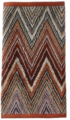 MISSONI HOME 'Yari' Logo Stripe Designer Luxury Cotton Hand Towel 20  X 12  NEW! • $50