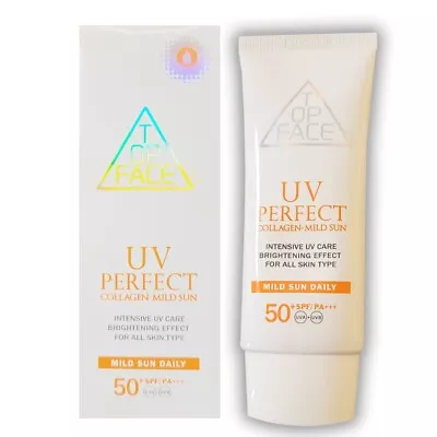 Top Face UV Perfect Collagen Mild Sunscreen SPF50+ PA+++ 70ml Non-irritating • $12.99