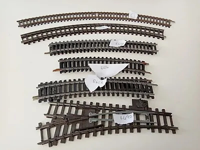 Hornby 00 Gauge Track Job Lot. 9 X Pieces. Inc R490 R604 R628 R609 R603R607 • £9.99