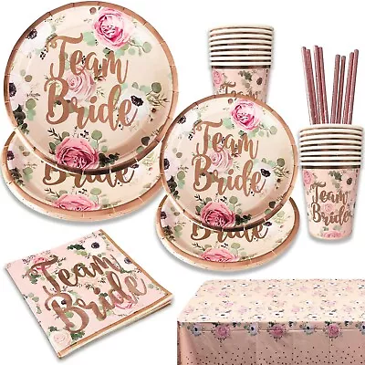 Hen Party Tableware Dinnerware Team Bride Decorations Wedding Accessories • £3.99