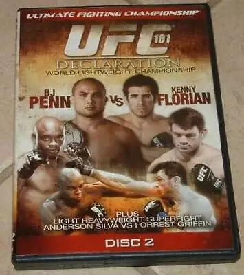 UFC 101 DECLARATION BJ PENN Vs KENNY FLORIAN DISC 2 - DVD - VERY GOOD • $9.73