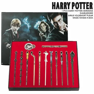 $18.59 • Buy Brand New 11 PCS Harry Potter Hermione Dumbledore Snape Magic Wands With Box