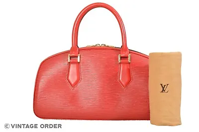 Louis Vuitton Red Epi Jasmine Hand Bag M52087 - YG01264 • $378
