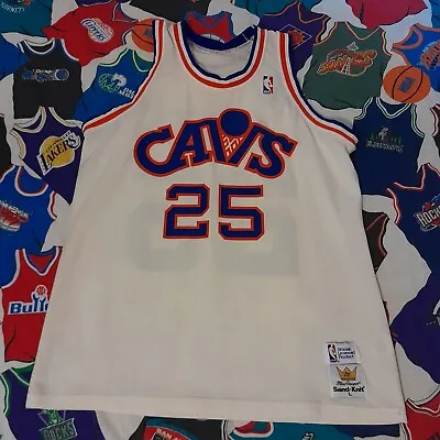 Rare Vtg Sand Knit Mark Price Cleveland Cavaliers Jersey Mens Size L Large Nba • $150