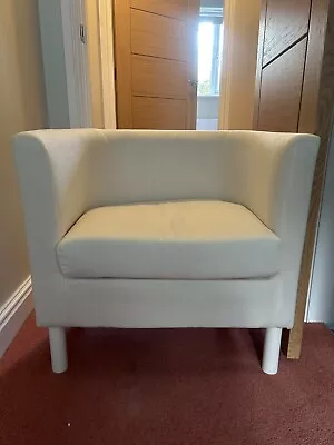 IKEA Cream Solsta Olarp Tub Chair • £40