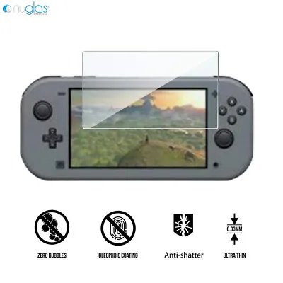 Screen Protector Nuglas Tempered Glass Complete Protection Nintendo Switch Lite • $6.95