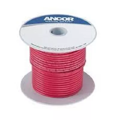 Ancor 106802 Marine Primary Tinned Copper Boat Wiring (12-Gauge Red 25-Feet) • $19.48