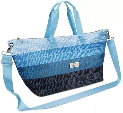 MOSCHINO Moschino Fragrances Blue Weekend Travel Sport Gym Bag With Dust Bag NEW • $65.95