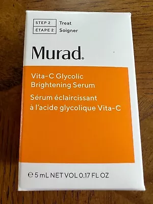 Murad Vita-C Glycolic Brightening Serum NEW Travel Sample Size 0.17 Fl.oz 0.5ml • $5.49