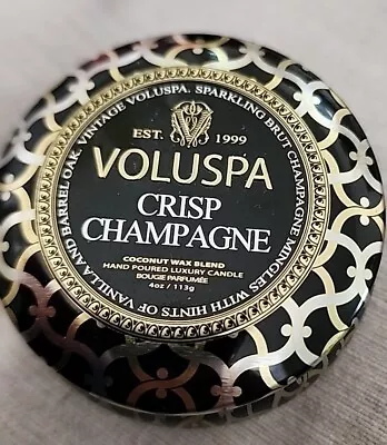 Voluspa Crisp Champagne  Candle Travel Tin • $9