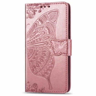 $14.78 • Buy For Samsung S21 S20FE Note20 Butterfly Magnetic Leather Wallet Stand Case Cover 