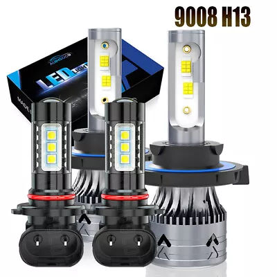 For Dodge Dakota 2005-2009 8000K LED Headlight Hi/Lo +Fog Light 4Bulbs Combo Kit • $69.99