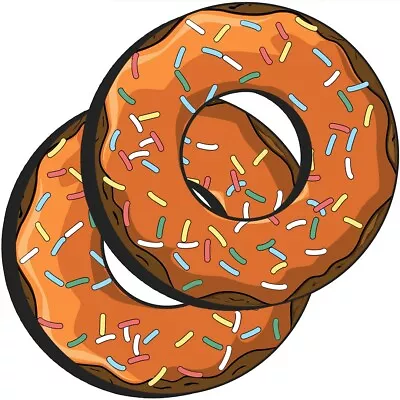 GripDonuts.com® MX Grip Donuts For Dirt Bike Motorcycle BMX - Orange Doughnut • $23.95