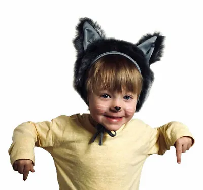 £5.95 • Buy Animal Wolf Cat Fancy Dress Hat Children Unisex Costume Carnival Party UKSeller 