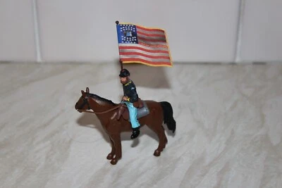 £29.99 • Buy Britains ACW Standard Bearer Conversion.  Series 1 Type Horse. Excellent.