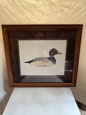 Vintage Janet W Brown Signed Mason Redhead Duck • $49.99