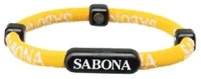 New Sabona Negative Ion & Magnetic Athletic Sports Bracelet - Yellow - L/XL • £5.95