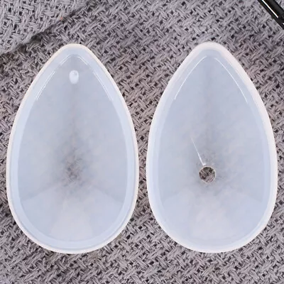  2 Sets Pendant Silicone Mold Earring Accessories Necklace Casting Manual • £6.18