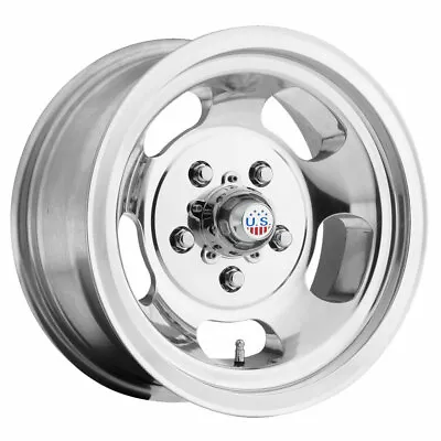 US MAG Indy U101 Rim 15X5 5x120.65 Offset -12 Polished (Quantity Of 1) • $198