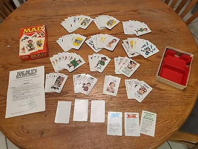 Vintage Mad Magazine 76 Card Game Box Instructions Complete • $25.99