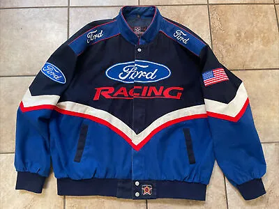 Vintage JH Design Ford 100 Years Racing Jacket Size 3XL Pre Owned • $119