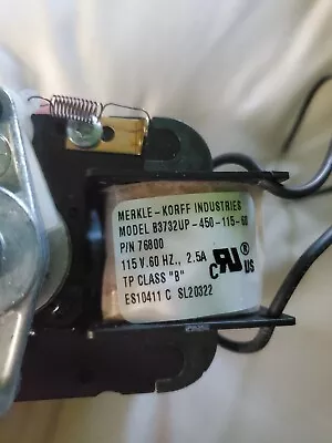 Merkle Korff Auger Motor  B3732UP-450-115-60 115v 60Hz 2.5A P/N 76800 • $80