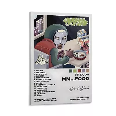 Mf Doom Mm..Food Poster Canvas Poster Family Decor Gift Landscaping Decoration • $15