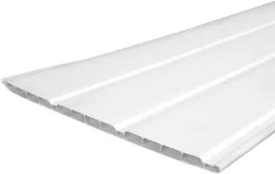 5M Length X 300Mm White Plastic Soffit Board - Upvc Hollow Soffit Cladding - Roo • £34.58