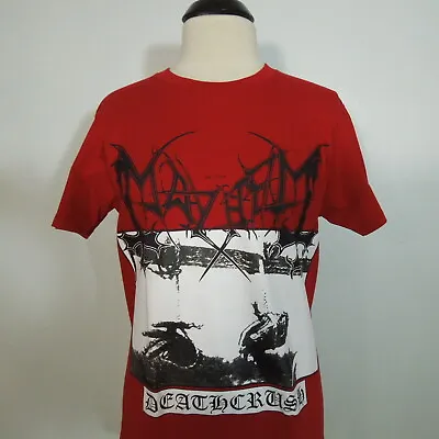 . MAYHEM The True Deathcrush XL T-Shirt RED Mens • $24.62