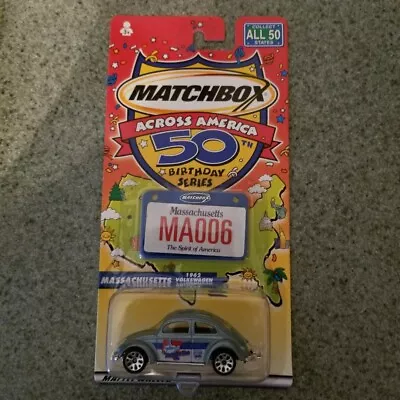 MASSACHUSETTS Matchbox Across America 50th Birthday Series Die Cast New • $7.99