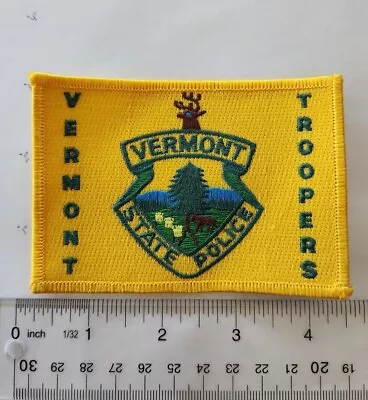 Vermont State Police Troopers Police Vermont VT Police Patch FREE SHIPPING  • $6